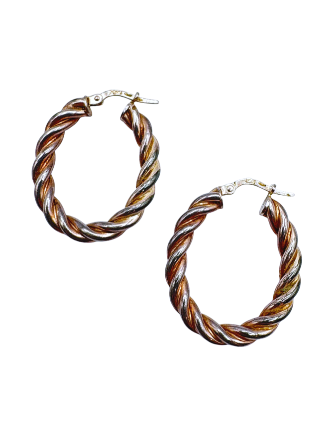 Twisted Hoop Earrings