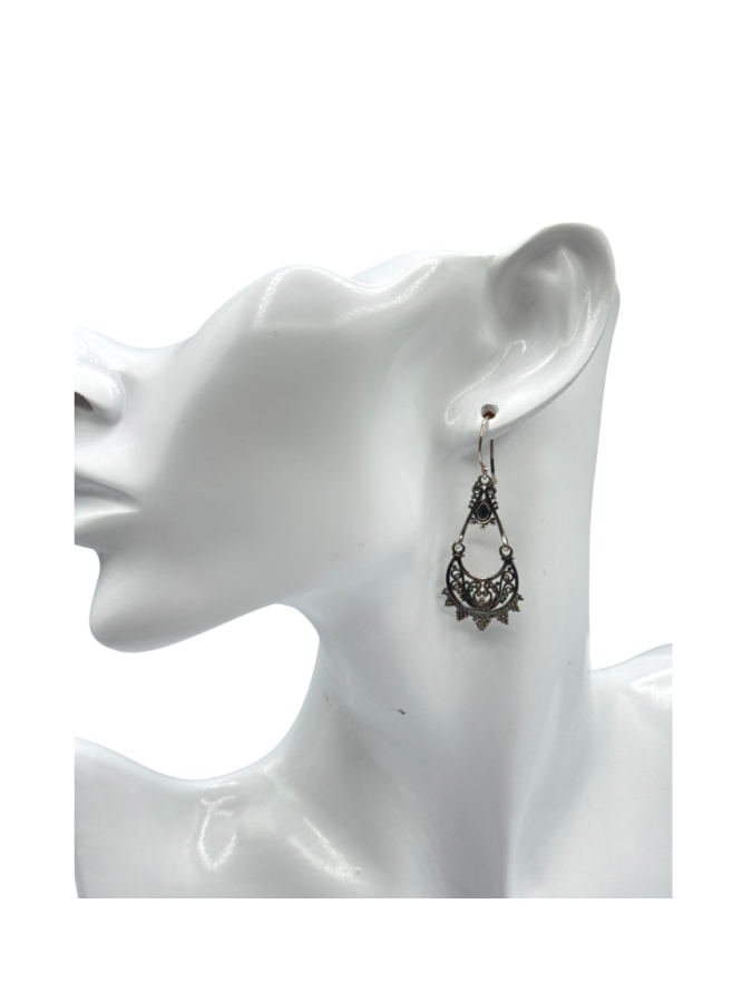 Artisan Crafted Sterling Silver Dangle Earrings