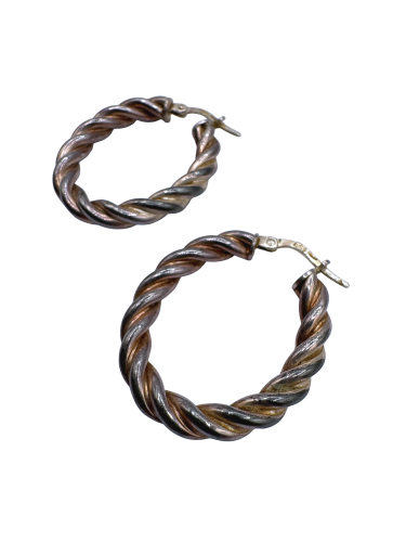 Twisted Hoop Earrings