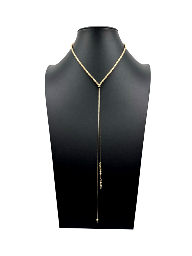 Elegant delicate gold chain necklace