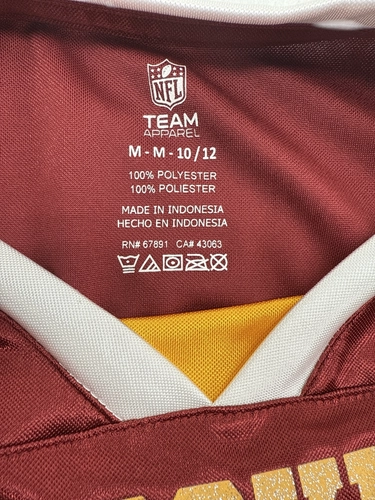 NFL Team Apparel Redskins