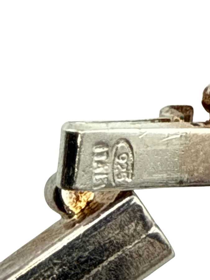 Sterling silver choker necklace